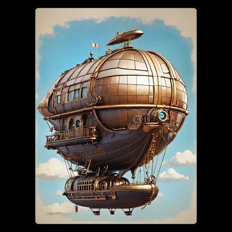 Dirigeable Steampunk 1.6