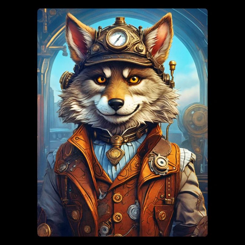 Steampunk Wolf 1.4