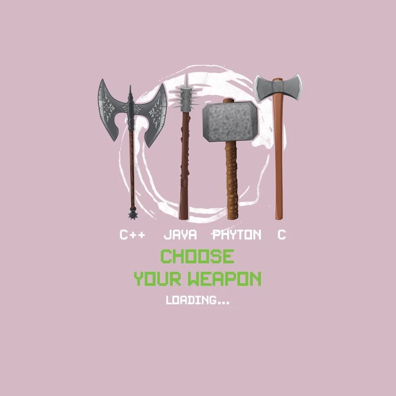 Funny Coder Programmer Entwickler Geeks Waffe