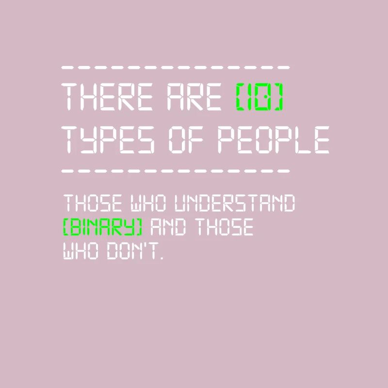 10 Arten von Menschen Programmierer Coder Entwickler Geschenk