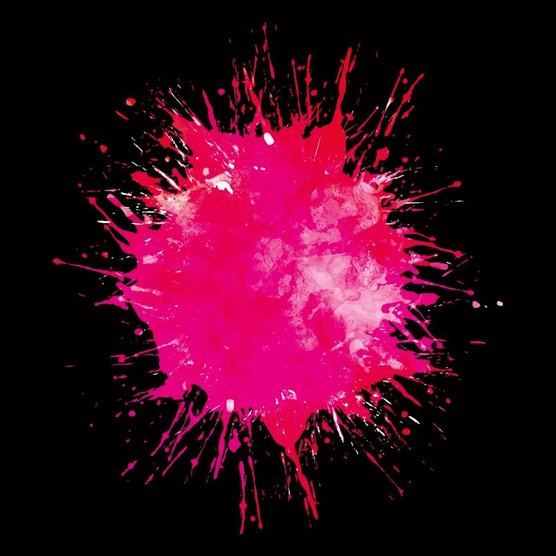color blob pink