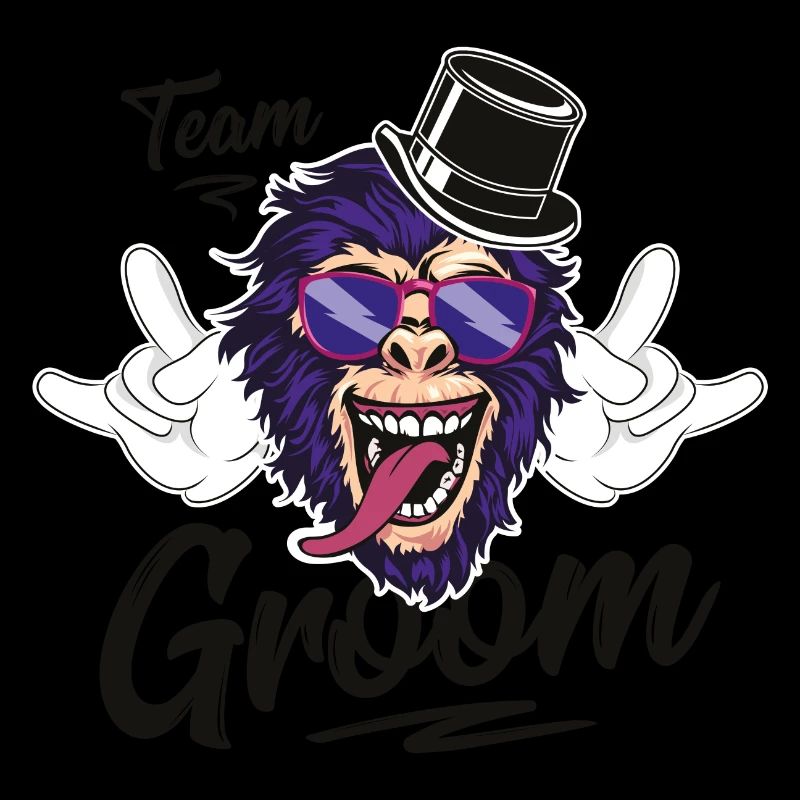 Fête d'équipe Monkey Groom
