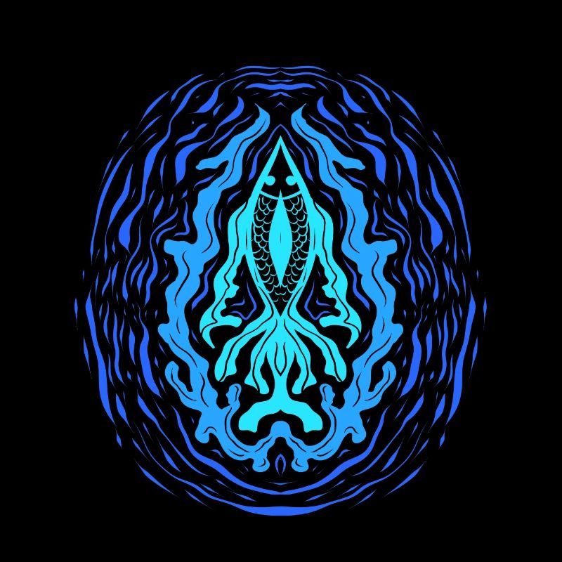 « AQUA » ~ Modèle de poisson psychédélique