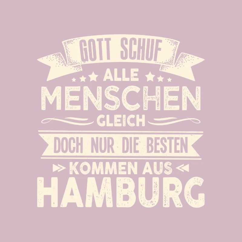 Gott schuf Hamburger anders Hafen