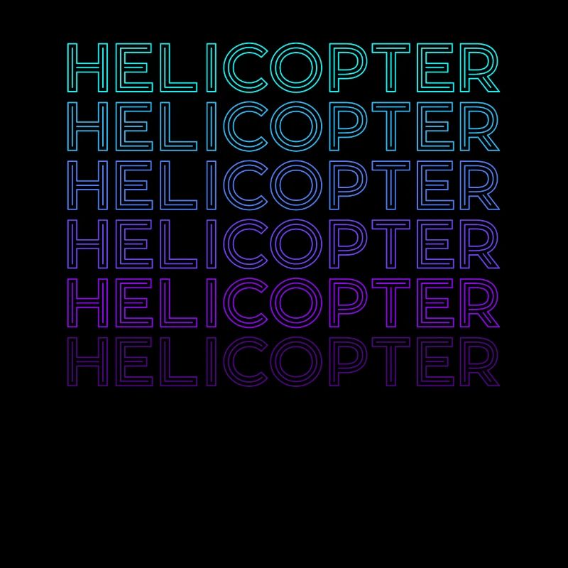 Hubschrauberpilot Luftfahrt Retro