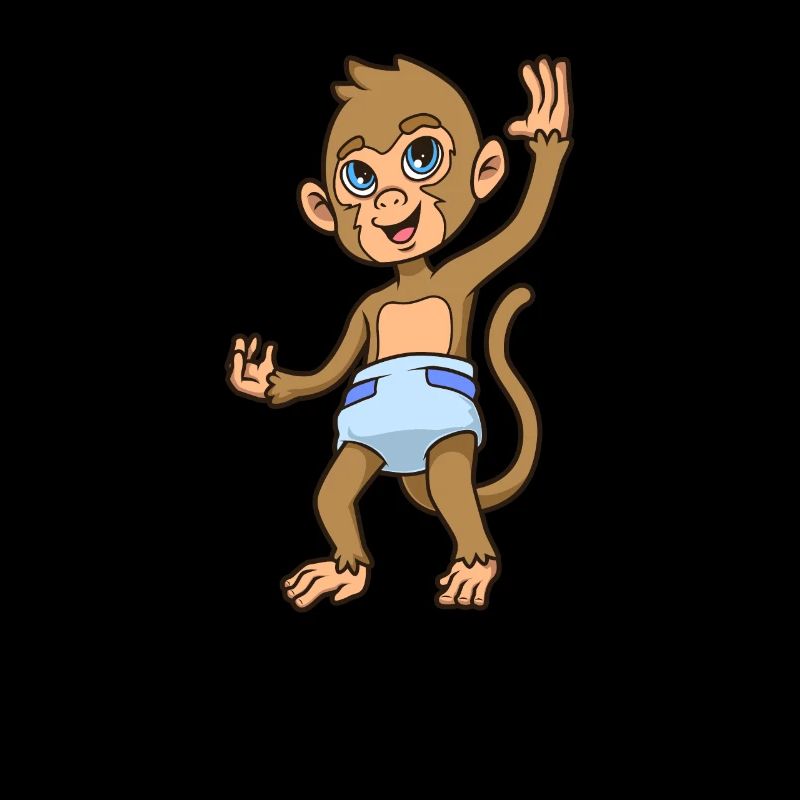 Kawaii Baby Monkey