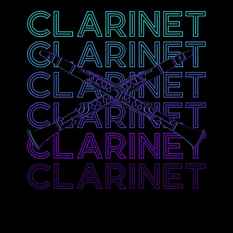 Clarinet Clarinet Clarinet Retro Gift