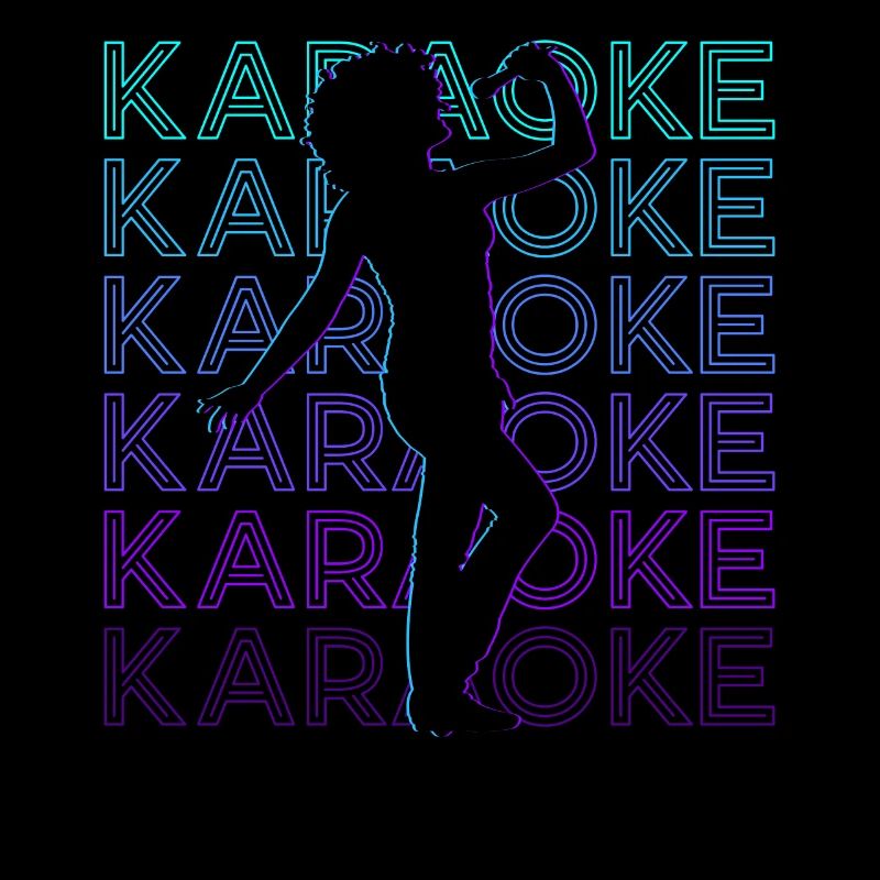 Karaoke Singer Retro