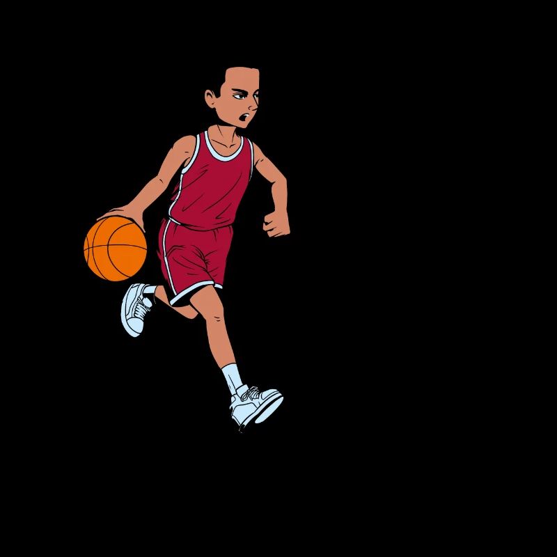Junge spielt Basketball - Ich bin 2