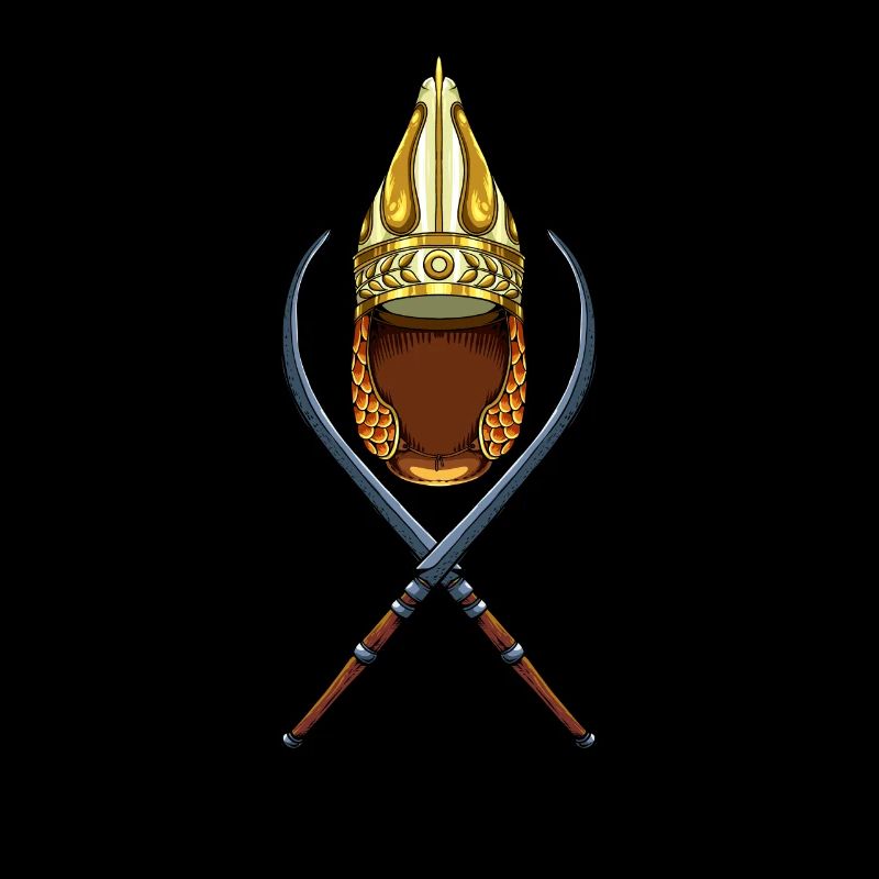 Daker Schwerter und Helm