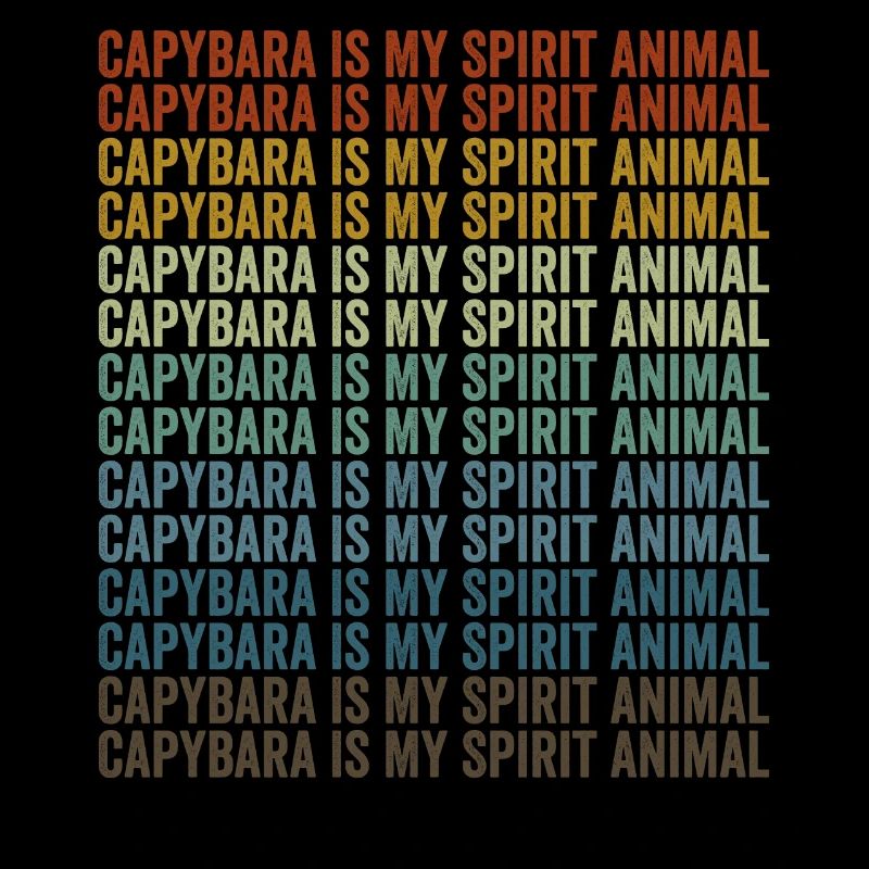 Capybara ist mein Geisttier Capybara