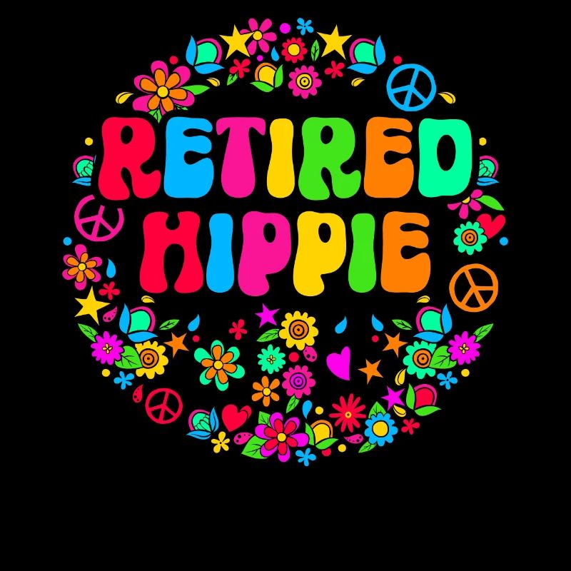 Lustiger Hippie Groovy