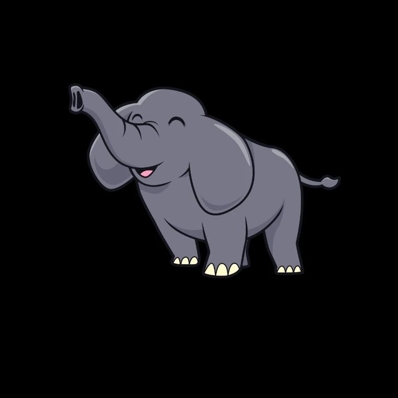 Eléphant de Kawaii