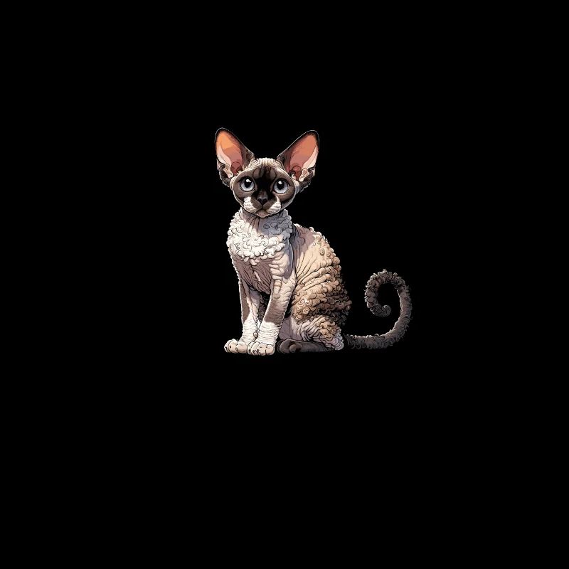 Paillettes Chats - Devon Rex