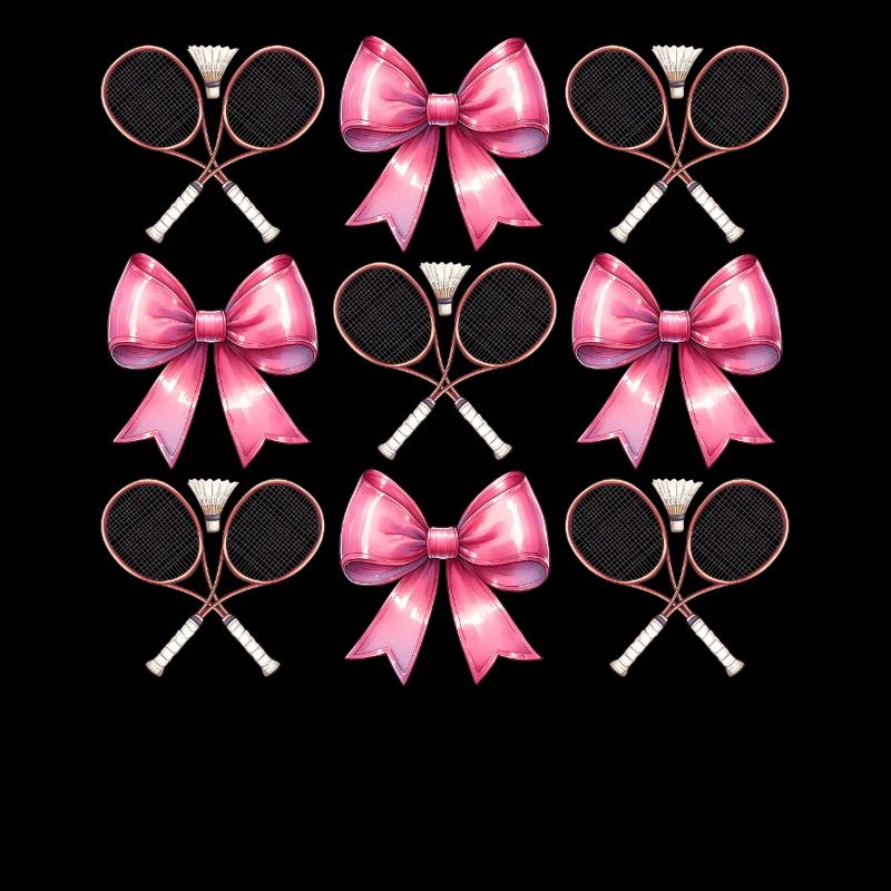 Coquette Bow Raquette de Badminton Rose