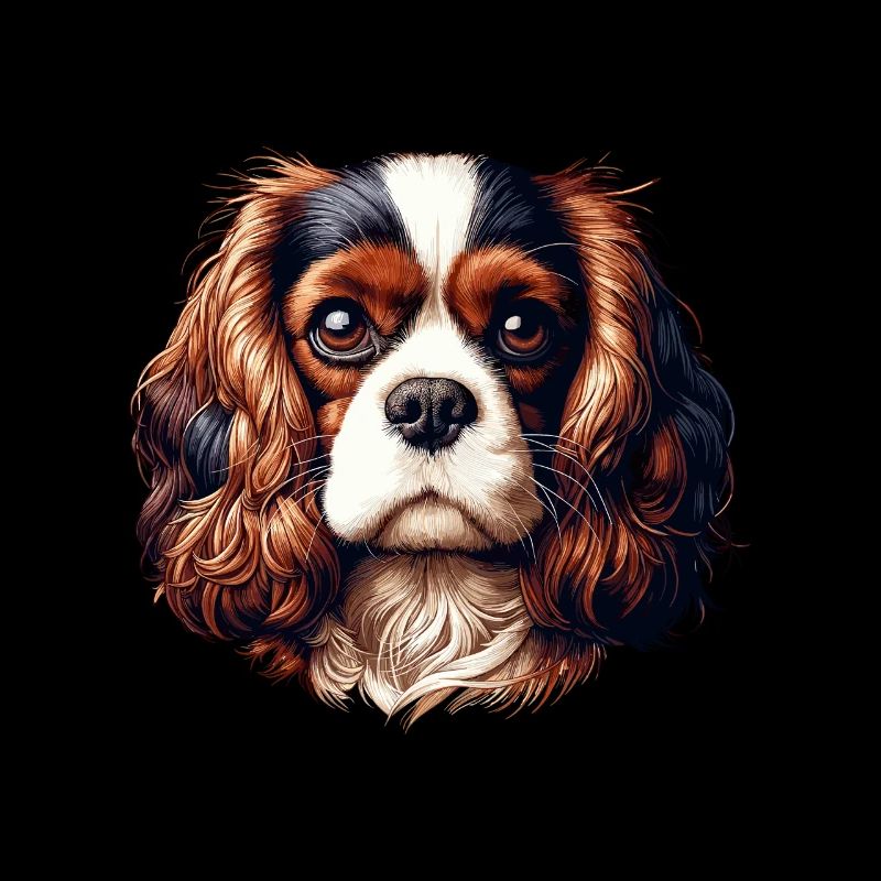 Tête de chien - Cavalier King Charles Spaniel