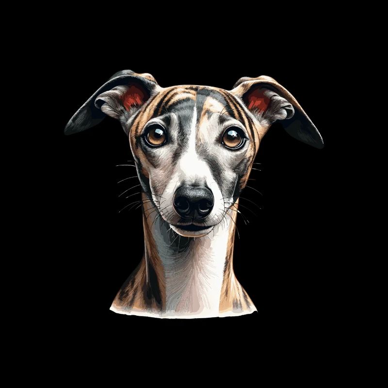 Dog Face - Whippet