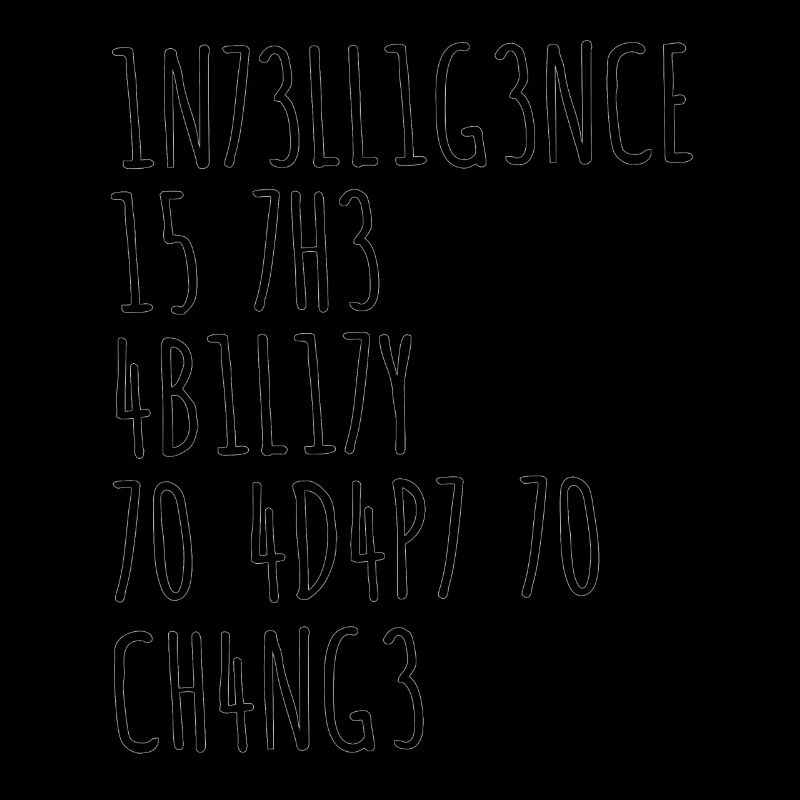 Intelligence funny saying