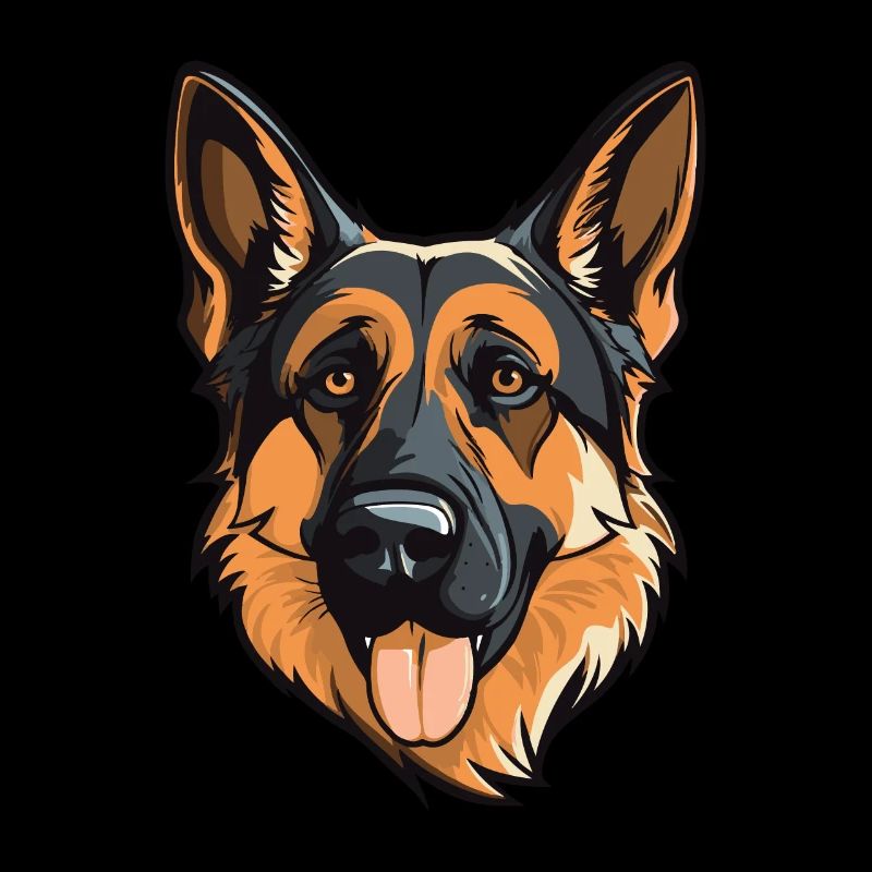 Schäferhund Hund Kopf
