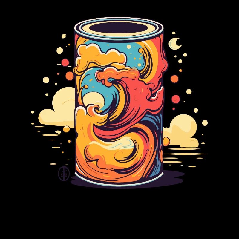 A cloudy container, a cloud can