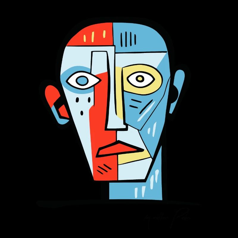 Abstrakte Kunst: Zombie