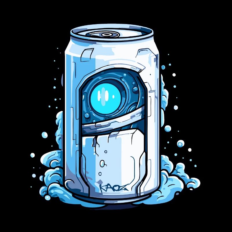 Robot Cyborg Canette de boisson