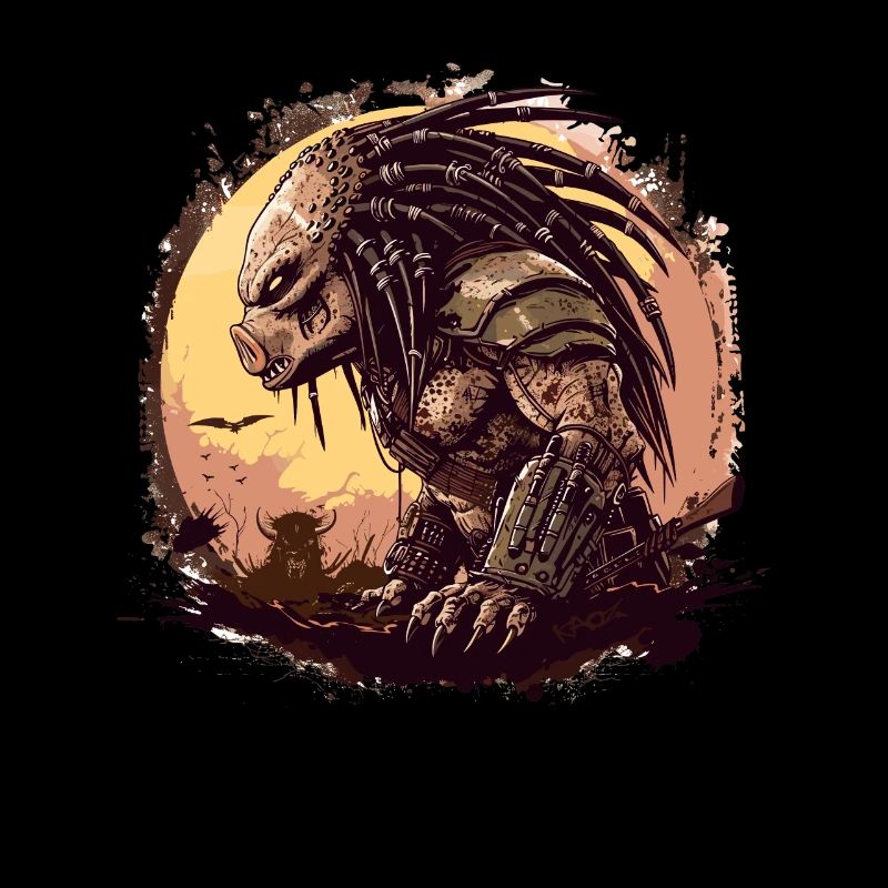 Alien, Guerrier, Chasseur De L’espace, Cochon