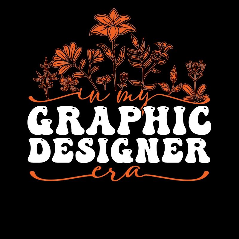 À l’époque de mon graphiste avec des fleurs