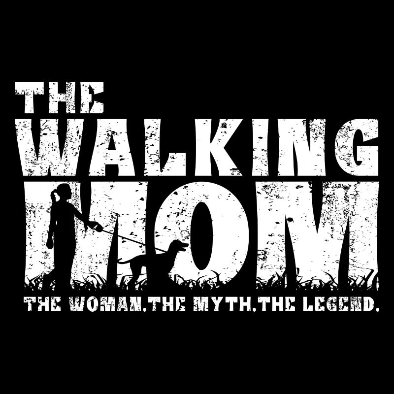 Weimaraner Hunde Mama Walking Mom lustig