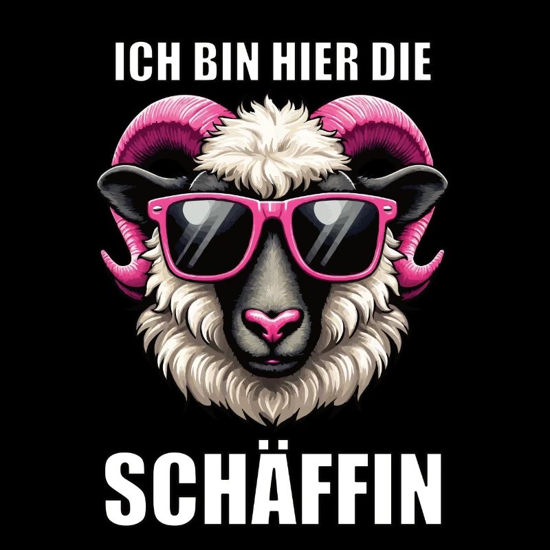 Ich Bin Hier Die Schäffin Walliser Schaf Schaf Mäh