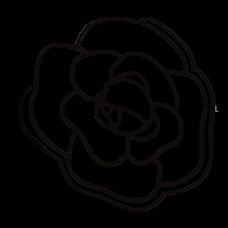 LycheeB croustillant fleur de camélia noir décrit