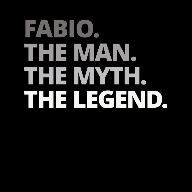 Fabio Name Spruch Geschenk