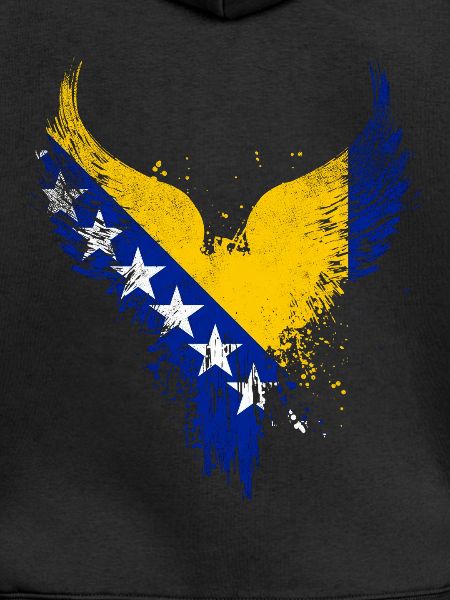 Bosnien Flagga