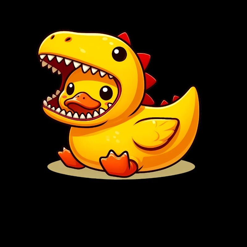 Dino Duck, Yellow Rubber Duck & Rubber Duck