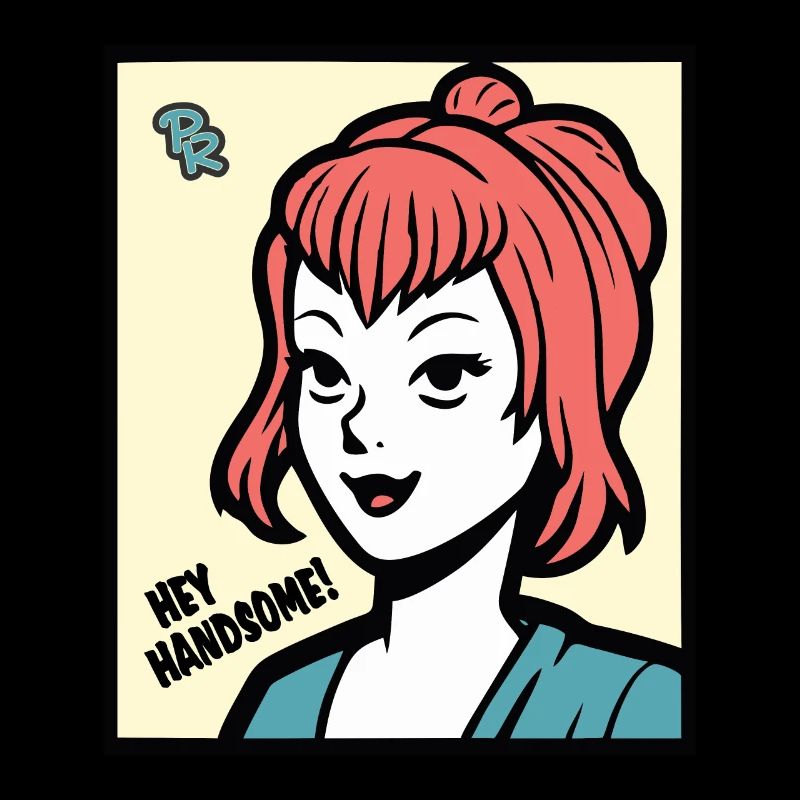 Hey, pretty! says a charming lady