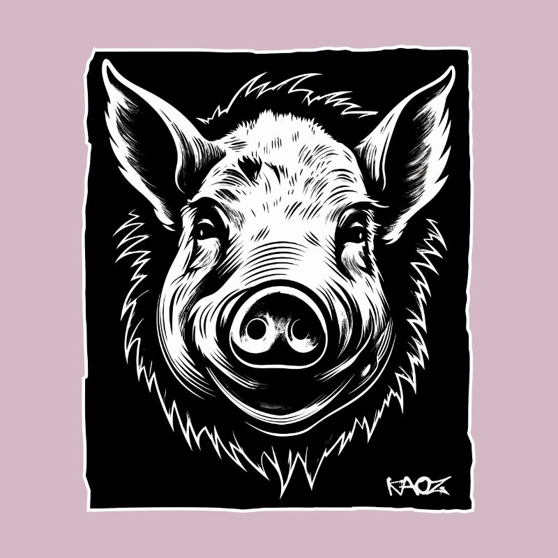 ein Schwein, eine Sau, ein Eber