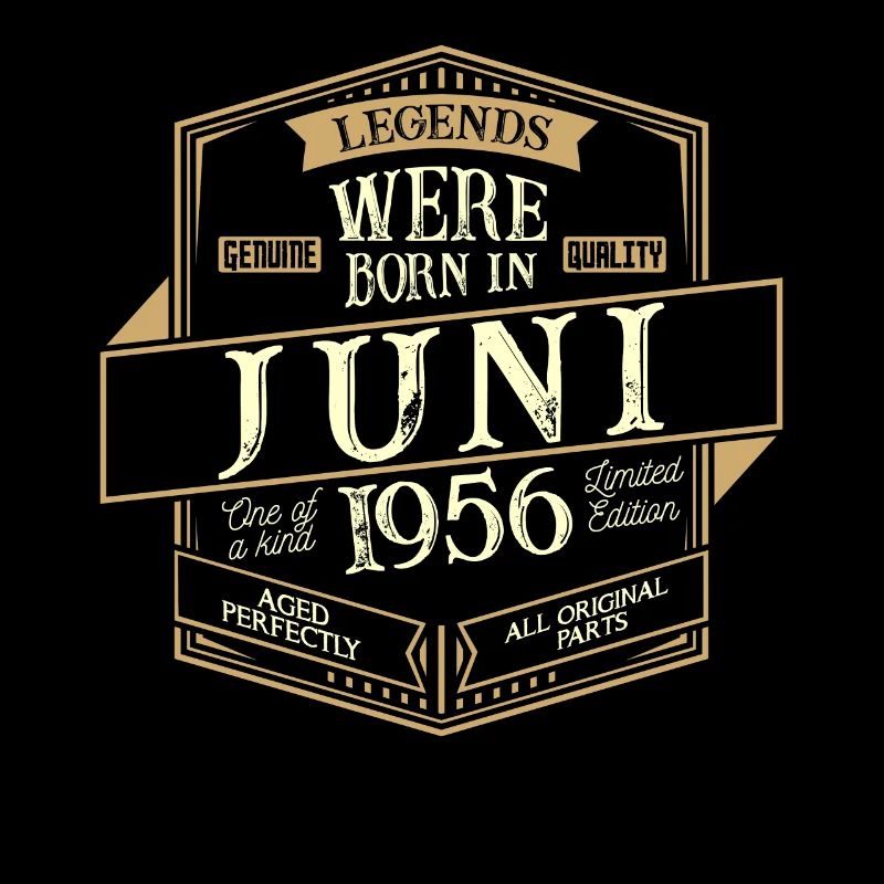 Juni 1956 Geburtstag Mann