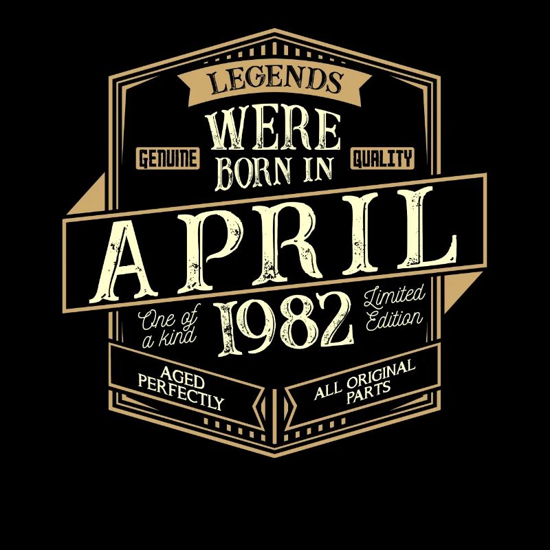 April 1982 Geburtstag Mann