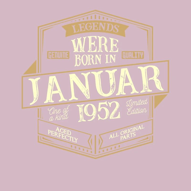 Januar 1952 Geburtstag Mann