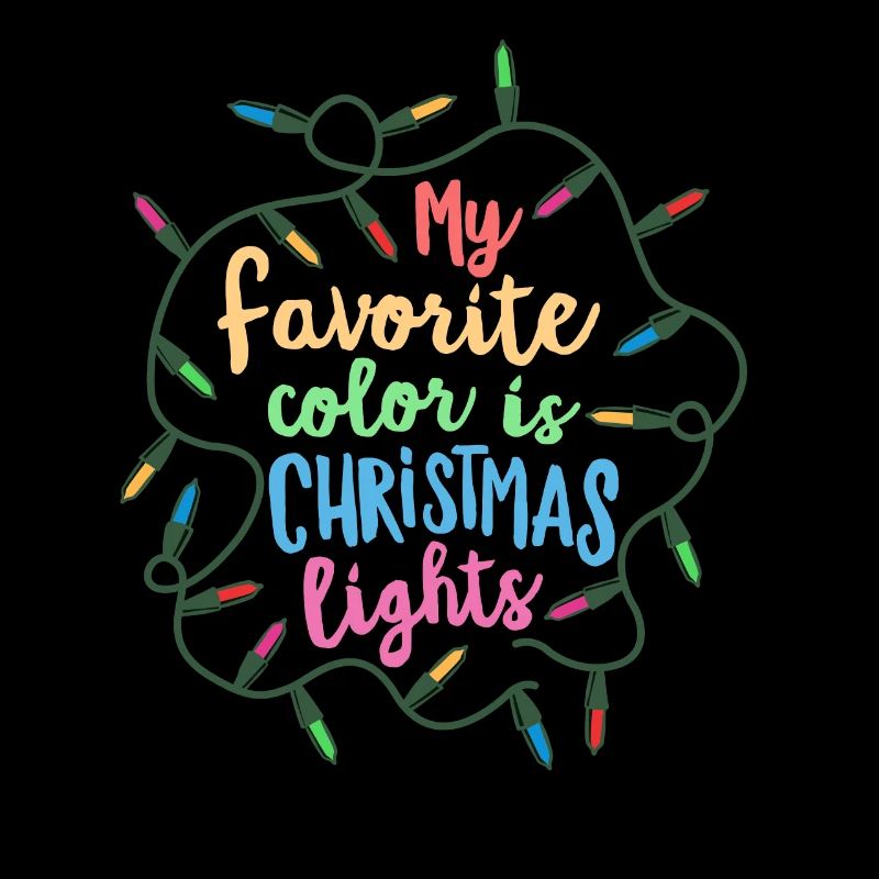 Ma couleur préférée est Noël Lights
