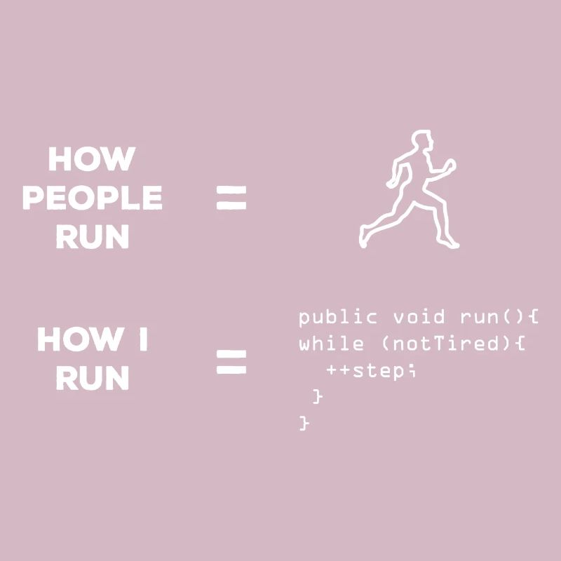 Software developer runner