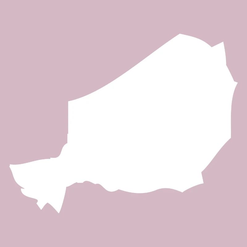 Niger map flag