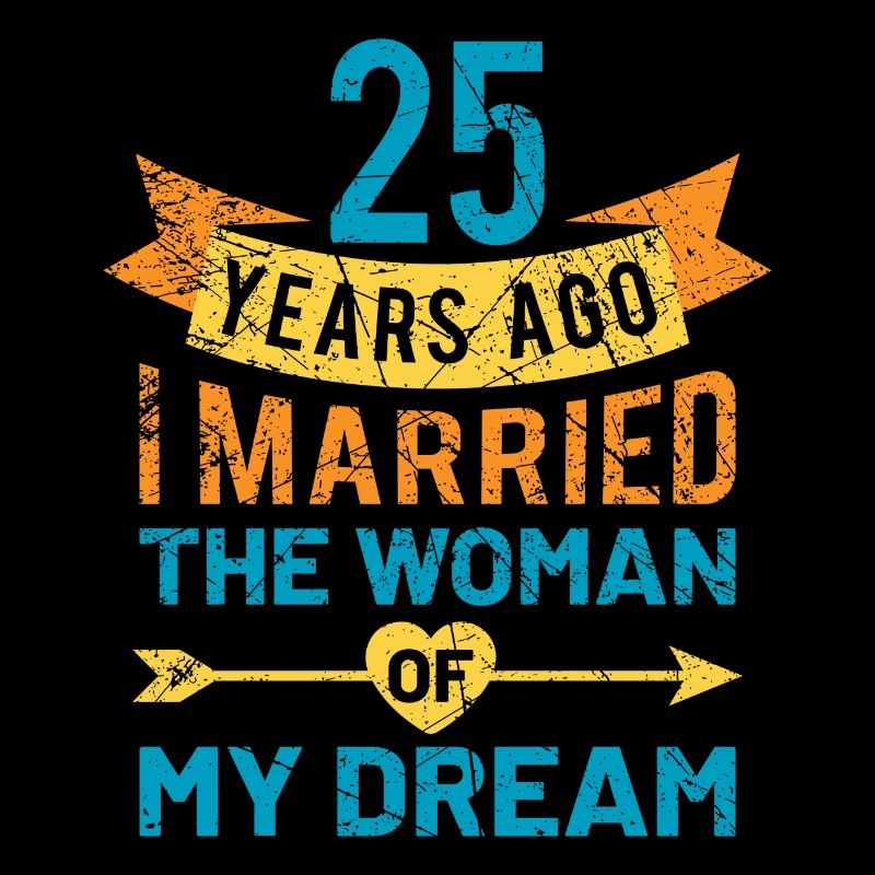 25. Hochzeitstag Silberhochzeit Spruch Geschenk