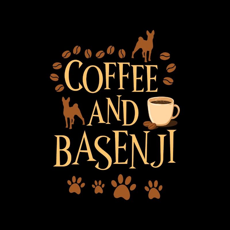 Kaffee und Basenji