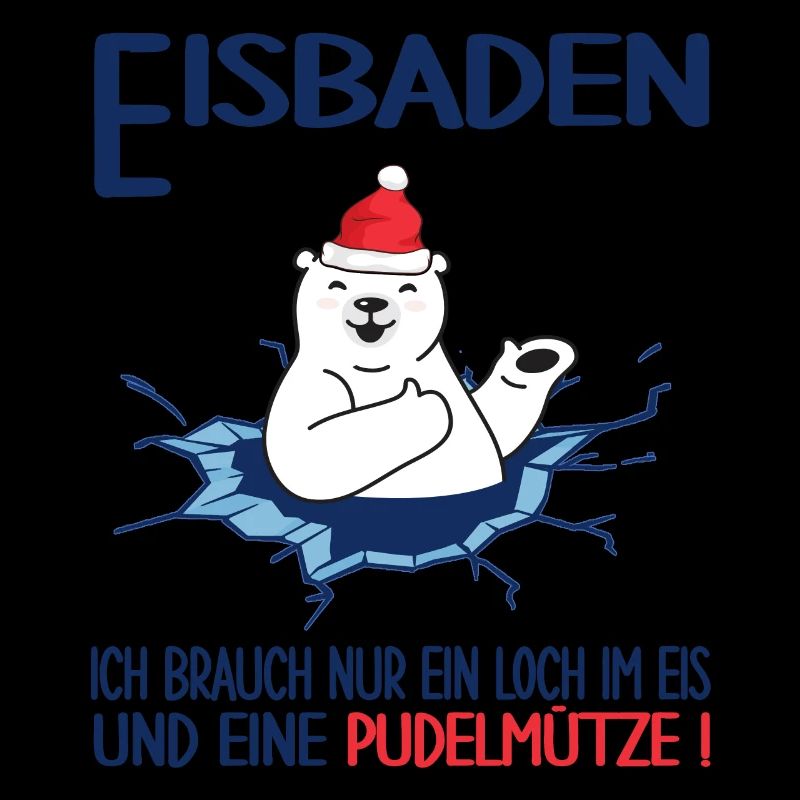 eisbaden eisloch pudelmütze jagertee schneeengel