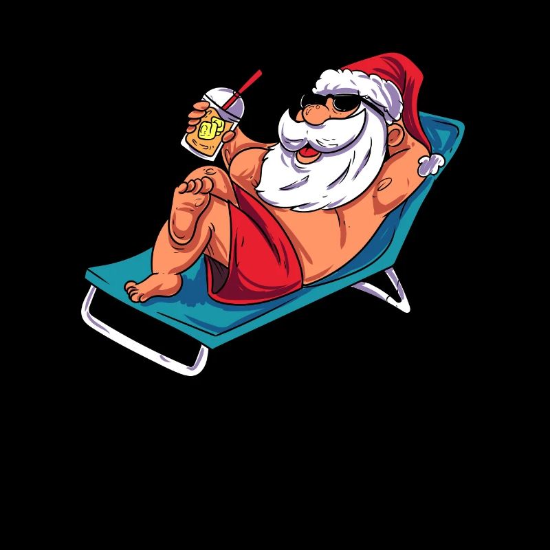 Strand Weihnachtsmann