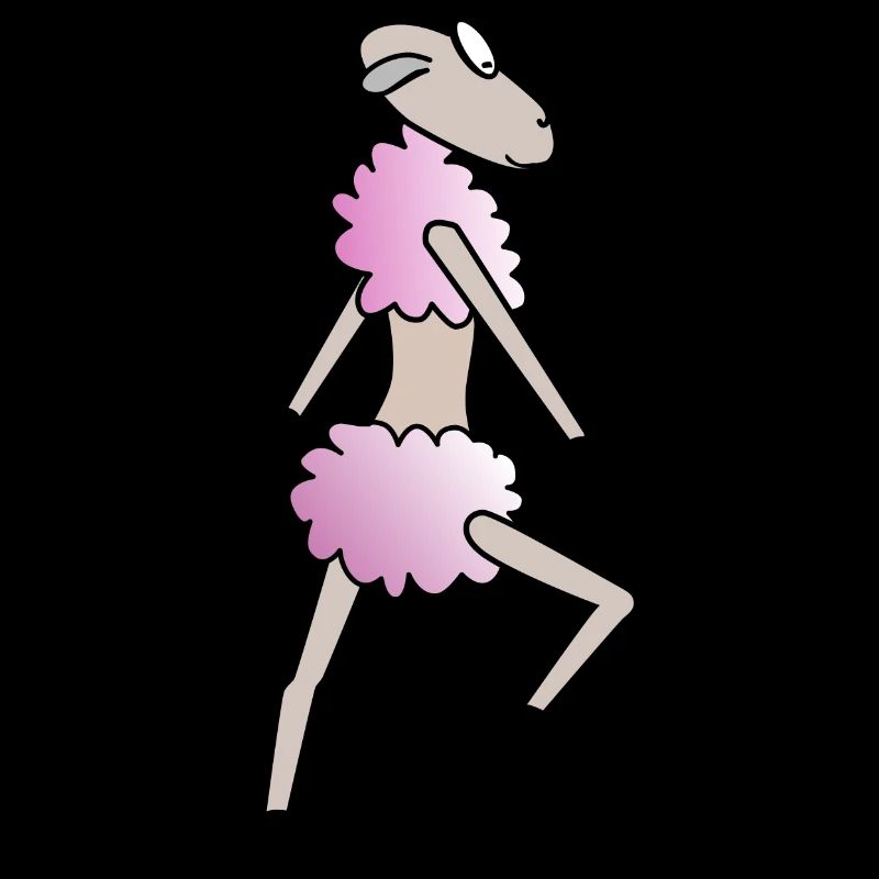 Moutons de danse aléatoire