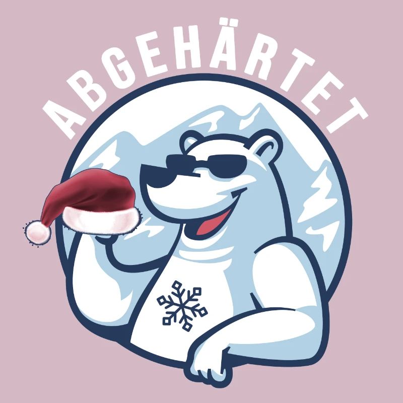 Eisbader cooler Winterschwimmer abgehärtet