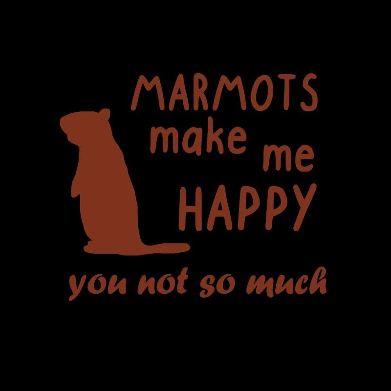 Marmotte Sifflets Dormir Conception Rêves Fan