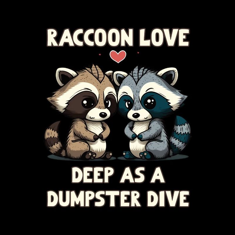 L’amour du raton laveur est profond comme une plongée dans une benne à ordures